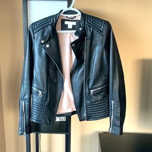 H & M fake leather jacket NWOT
